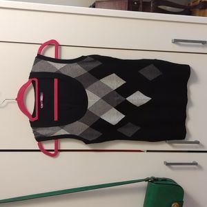 Preppy argyle sweater vest